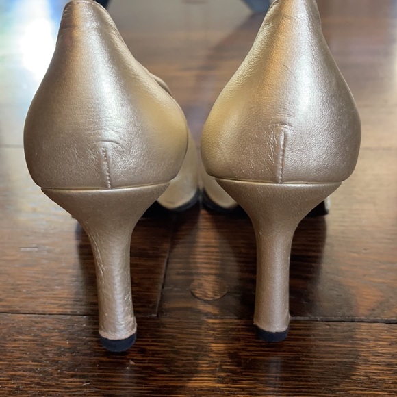 Stunning YSL Metallic Gold Mesh Heel size 9 - Picture 13 of 13